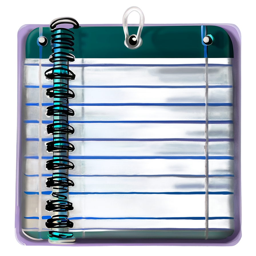 Notebook Paper Sheet Png 3 PNG