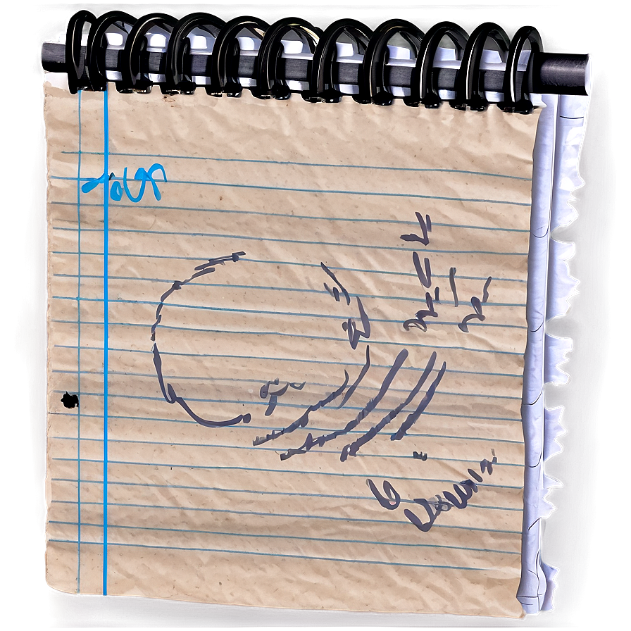 Notebook Paper Tear Png 05252024 PNG