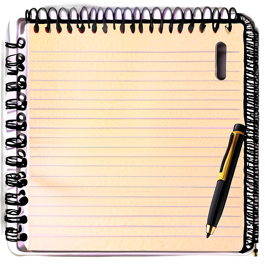 Download Notebook Paper With Clip Png 56 | Wallpapers.com