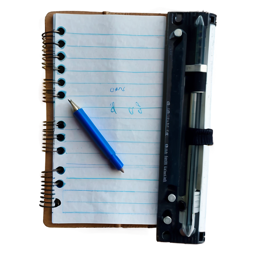 Notebook Paper With Fold Png 14 PNG