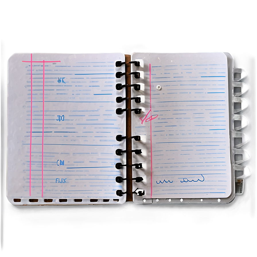 Notebook Paper With Holes Png 55 PNG