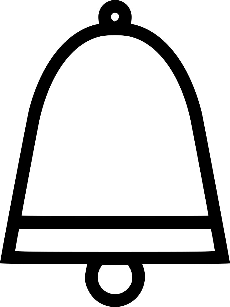 Notification Bell Icon Outline PNG
