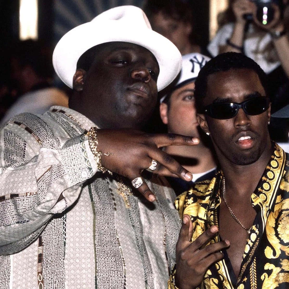 Notorious_ B I G_and_ Associate_ Vintage_ Photo Wallpaper