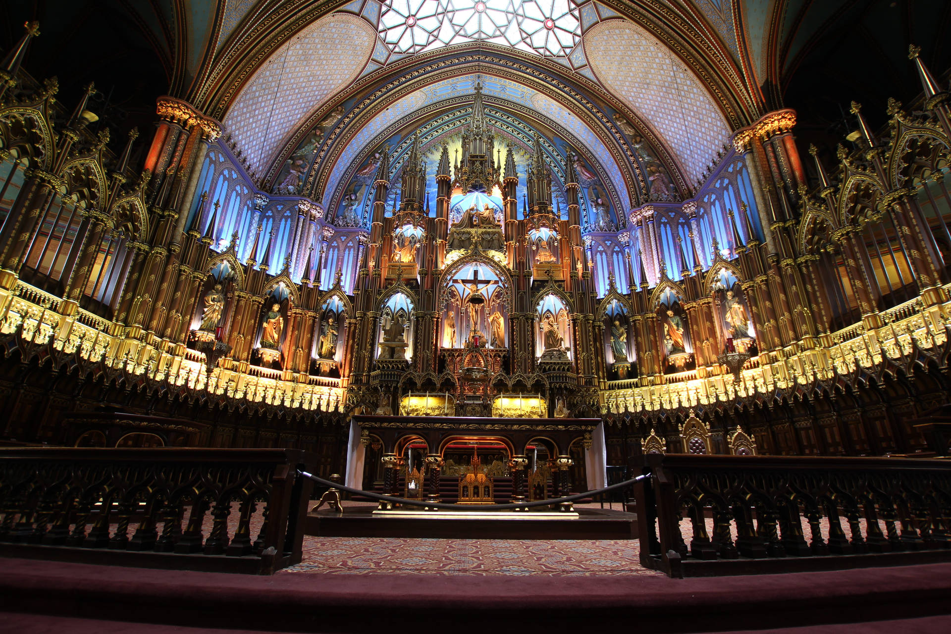 Notre-Dame Basilica Of Montreal Wallpaper