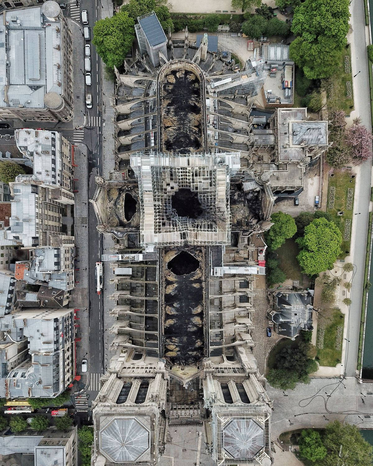Vistaaérea De Notre Dame Fondo de pantalla