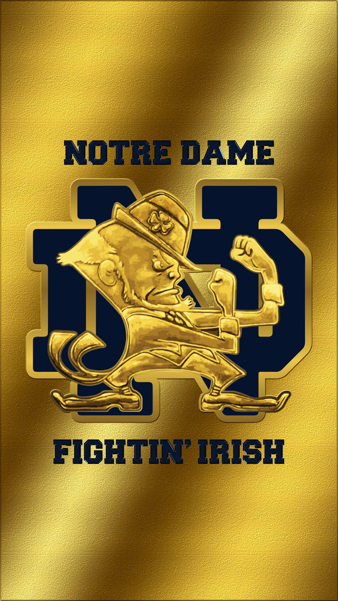 Notre Dame Fighting Irish Holland Logo Canvas Print - Sports Unlimited