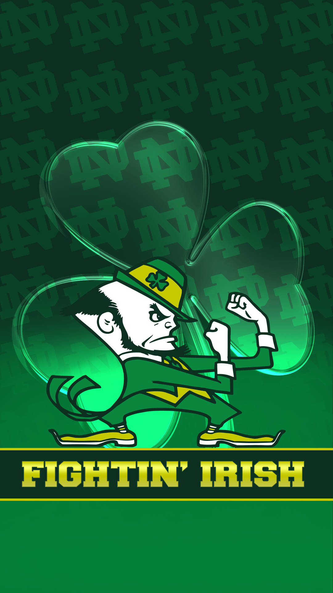 Download wallpapers Notre Dame Fighting Irish golden logo NCAA blue  metal background american football club Notre Dame Fighting Irish logo  american football USA for desktop with resolution 2880x1800 High Quality  HD pictures