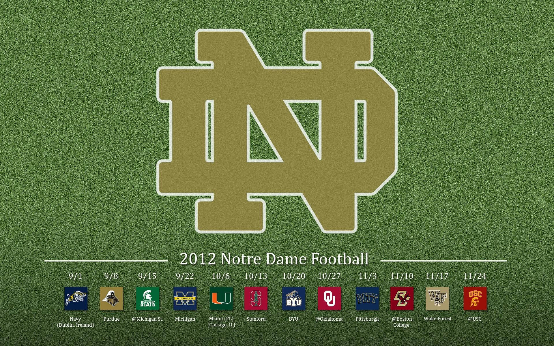 Custom Irish  wallpapers for you on  Notre Dame Football  Facebook