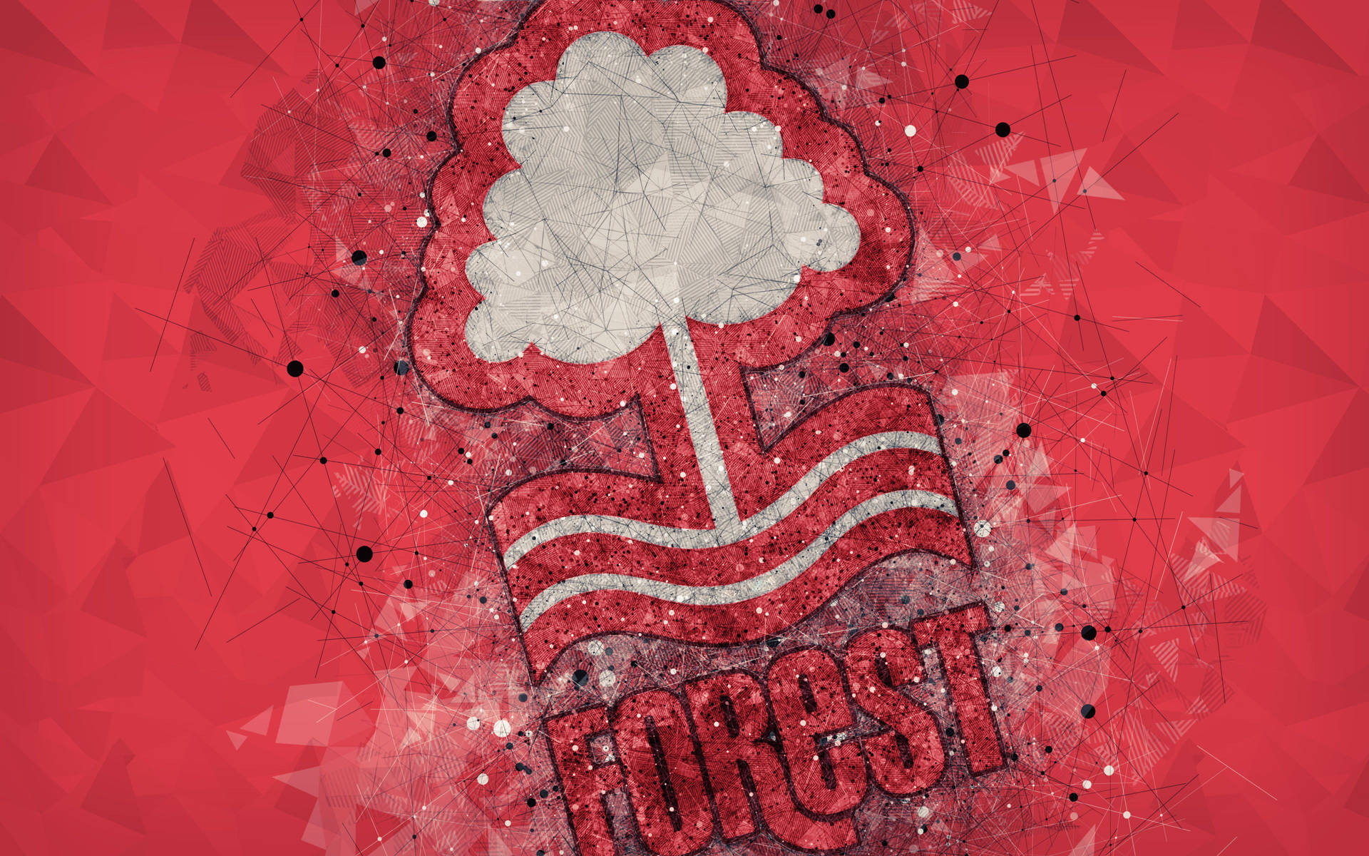 Nottingham Forest FC Stamp Wallpaper