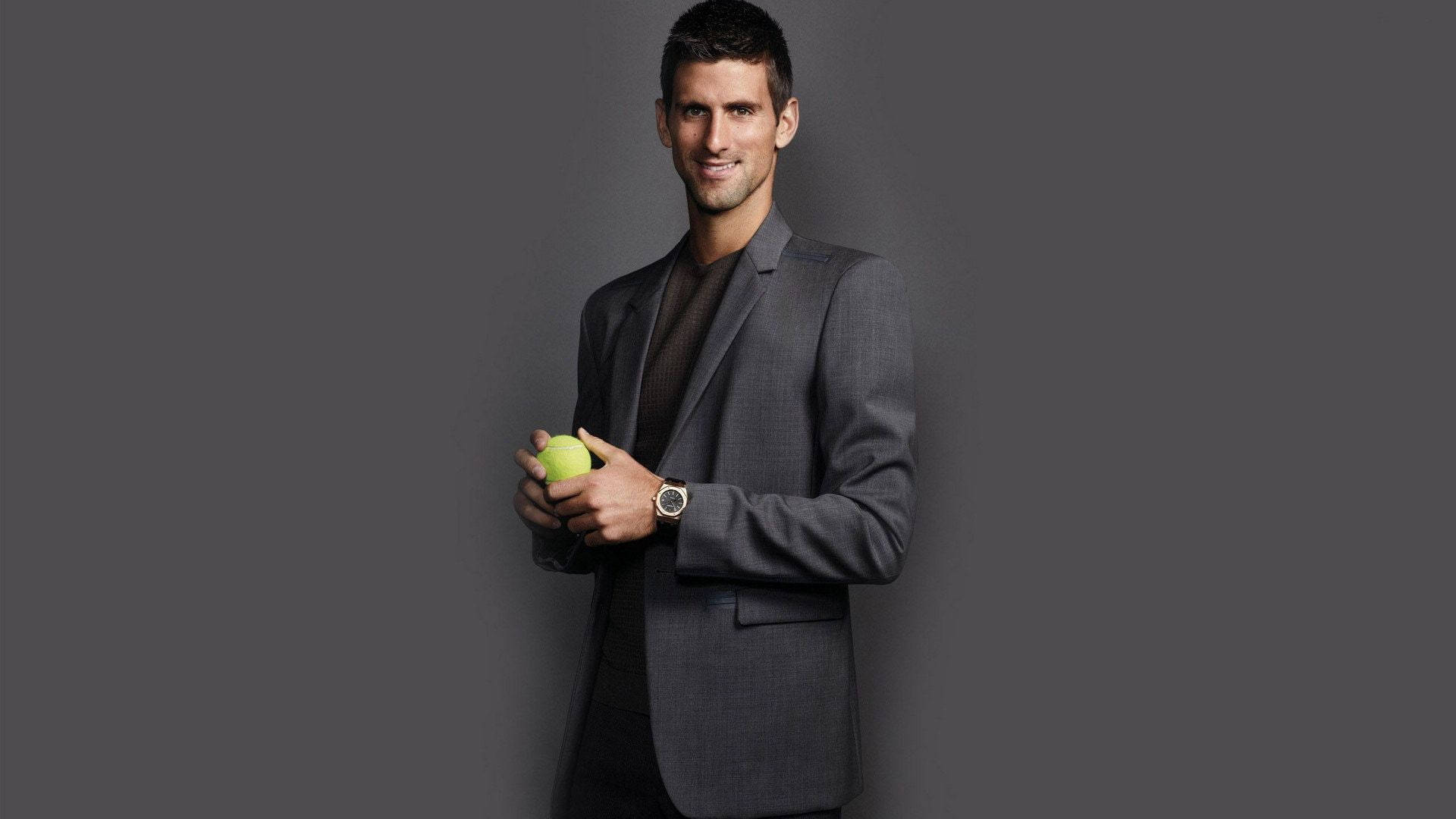 Novak Djokovic Formal Suit Wallpaper