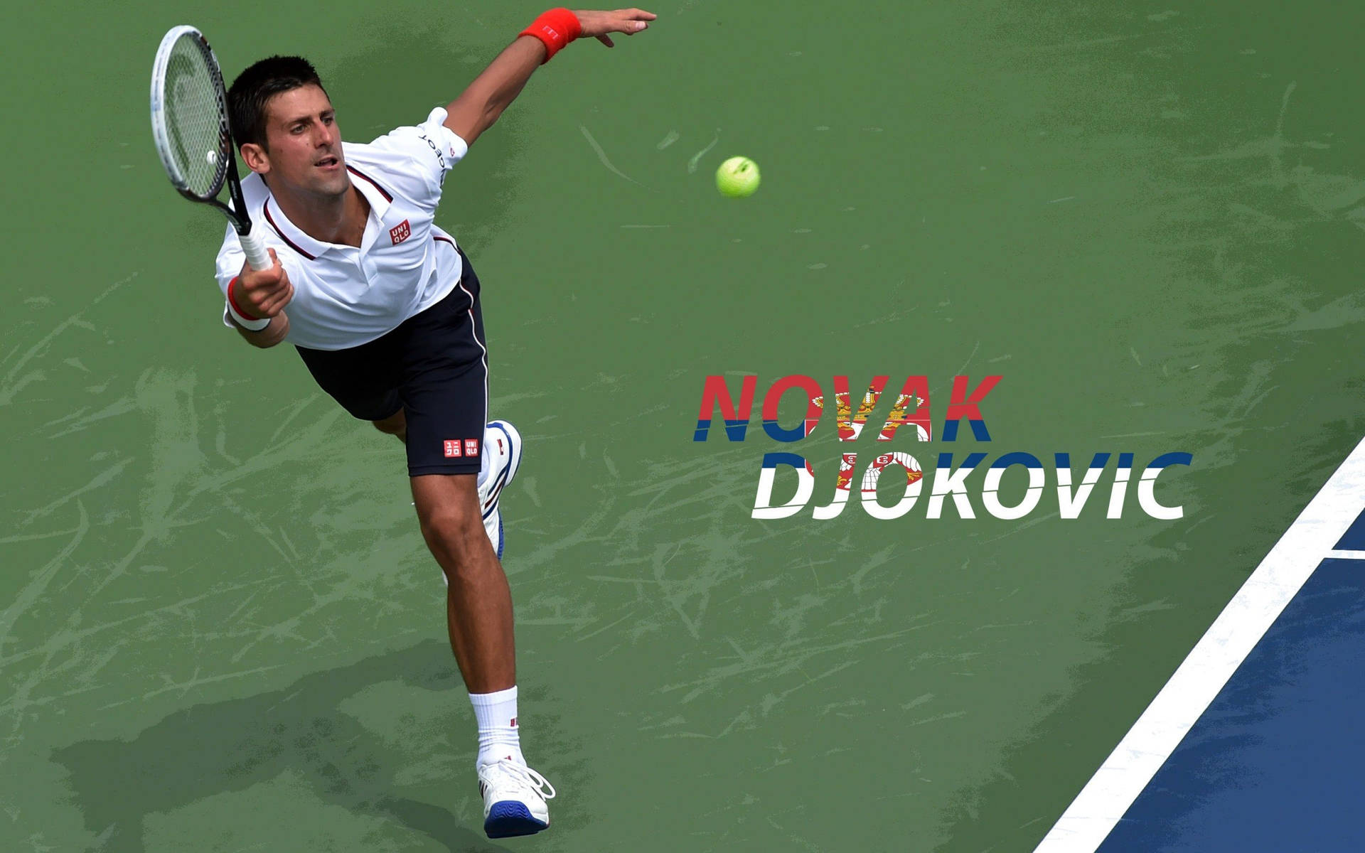 Novak Djokovic US Open wallpaper.