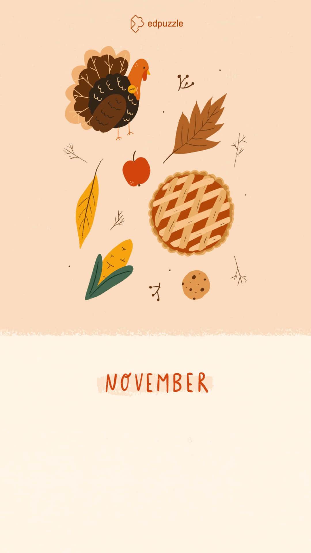 Celebrate the season with this festive November desktop wallpaper Wallpaper
