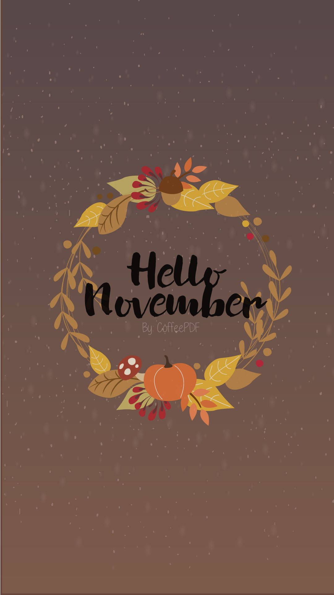 Aesthetic November iPhone Wallpaper Wallpaper