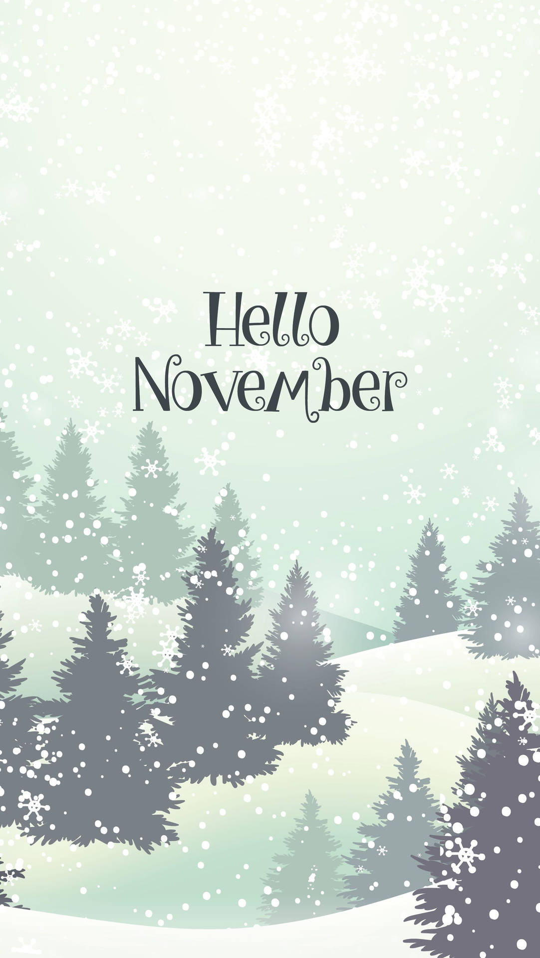 Upgrade your device with this chic November iPhone wallpaper Wallpaper