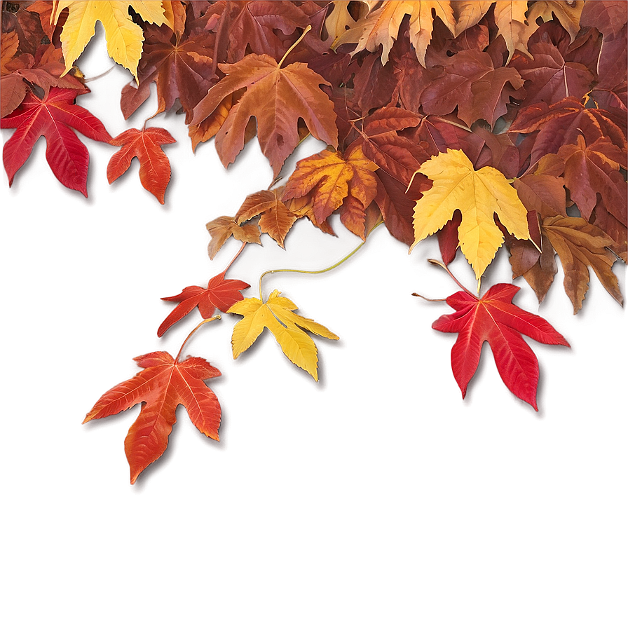 November Leaves Falling Png 64 PNG