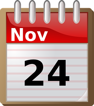 November24 Calendar Icon PNG