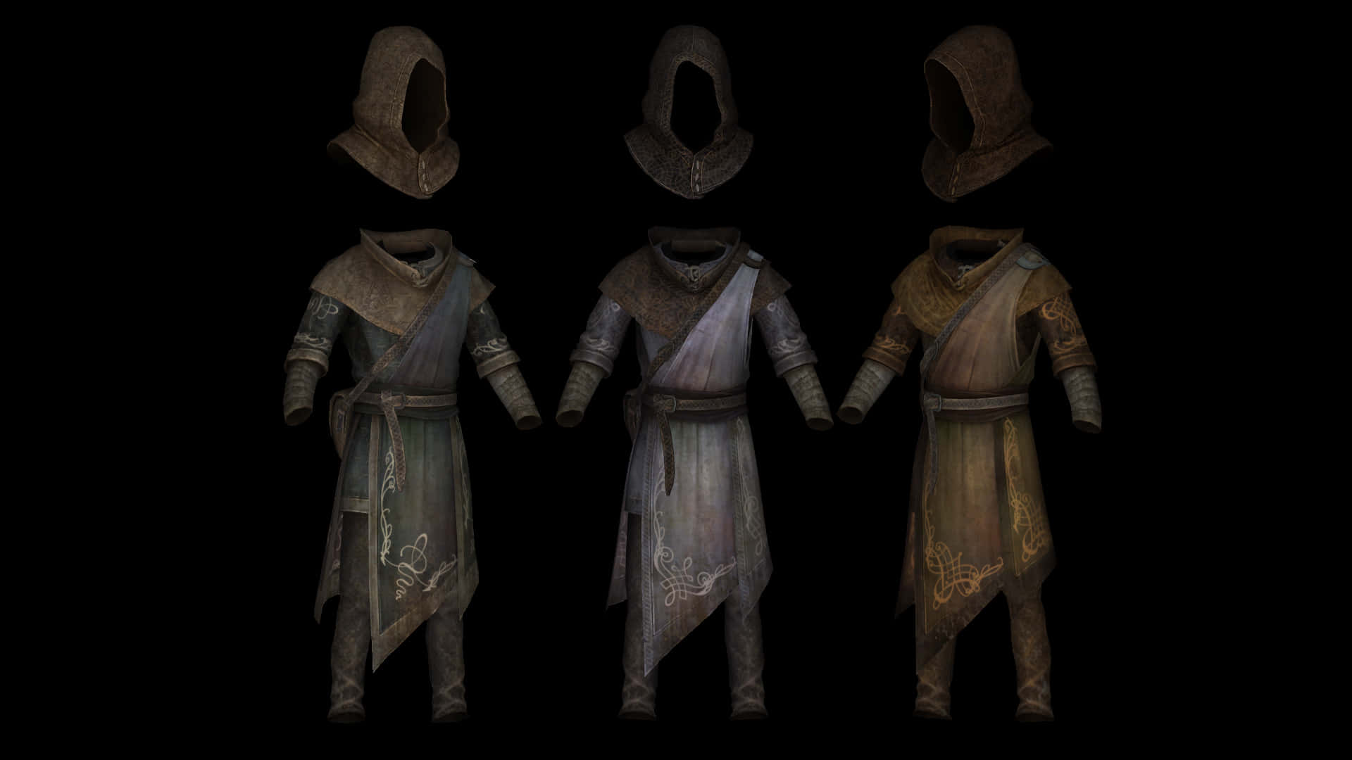 Novice, Apprentice, And Adept Mage Robes Wallpaper