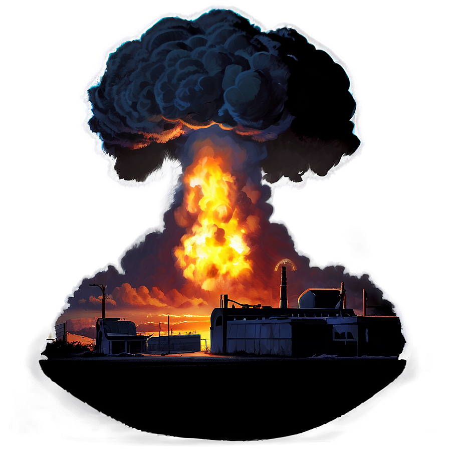 Nuclear Bomb Silhouette Png 67 PNG