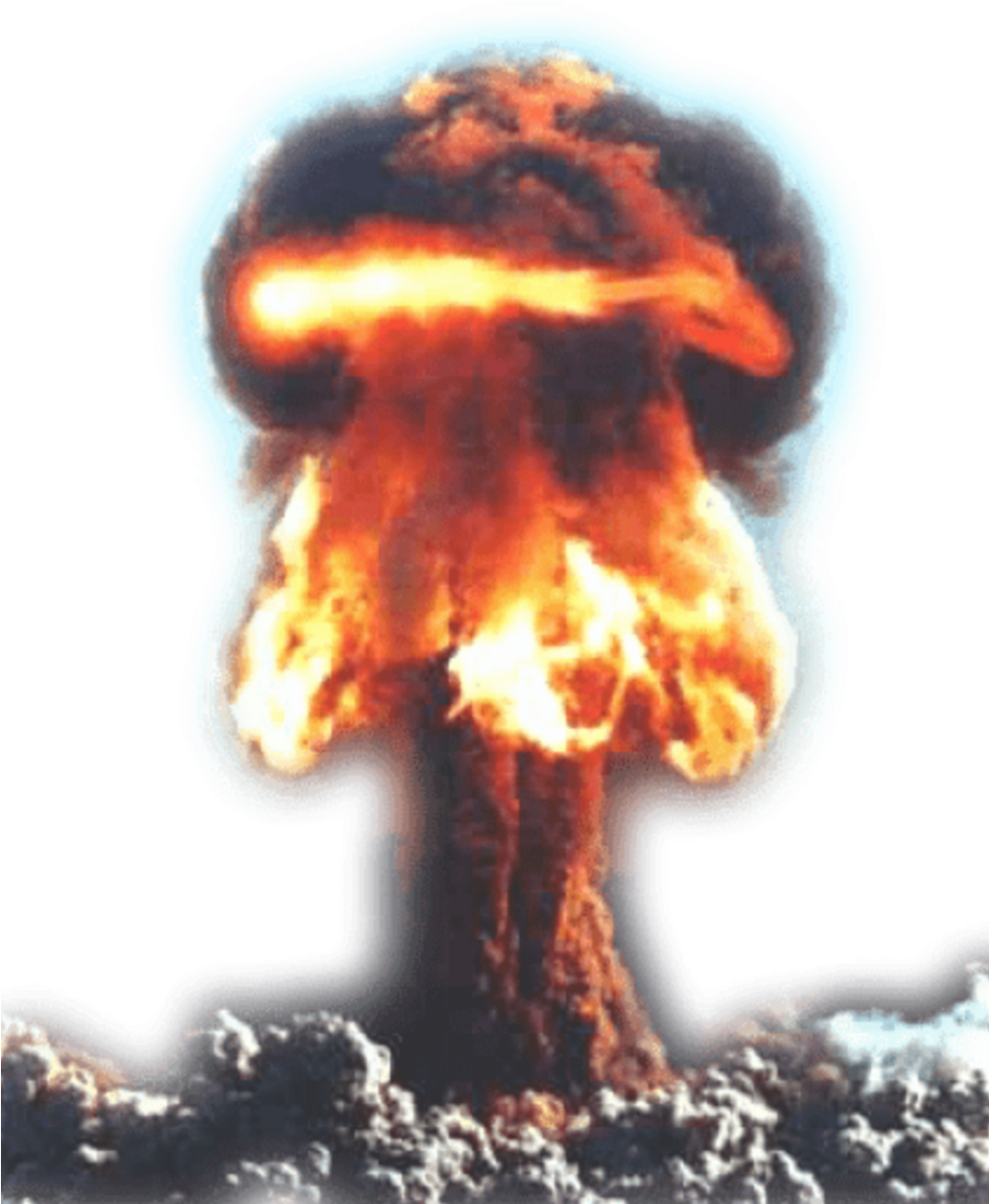 Nuclear Explosion Mushroom Cloud PNG