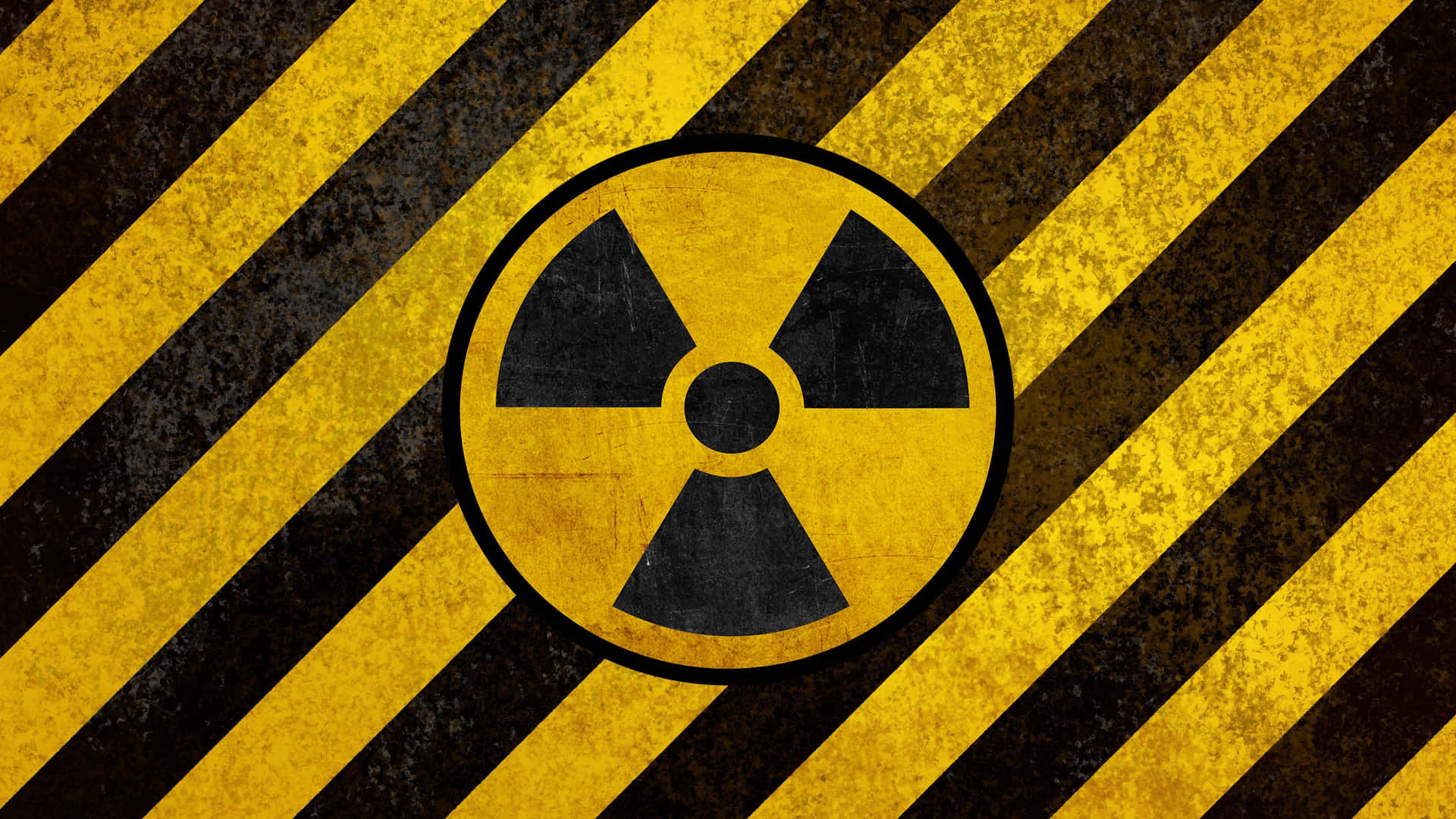 Nuclear Hazard Symbol Warning Background Wallpaper