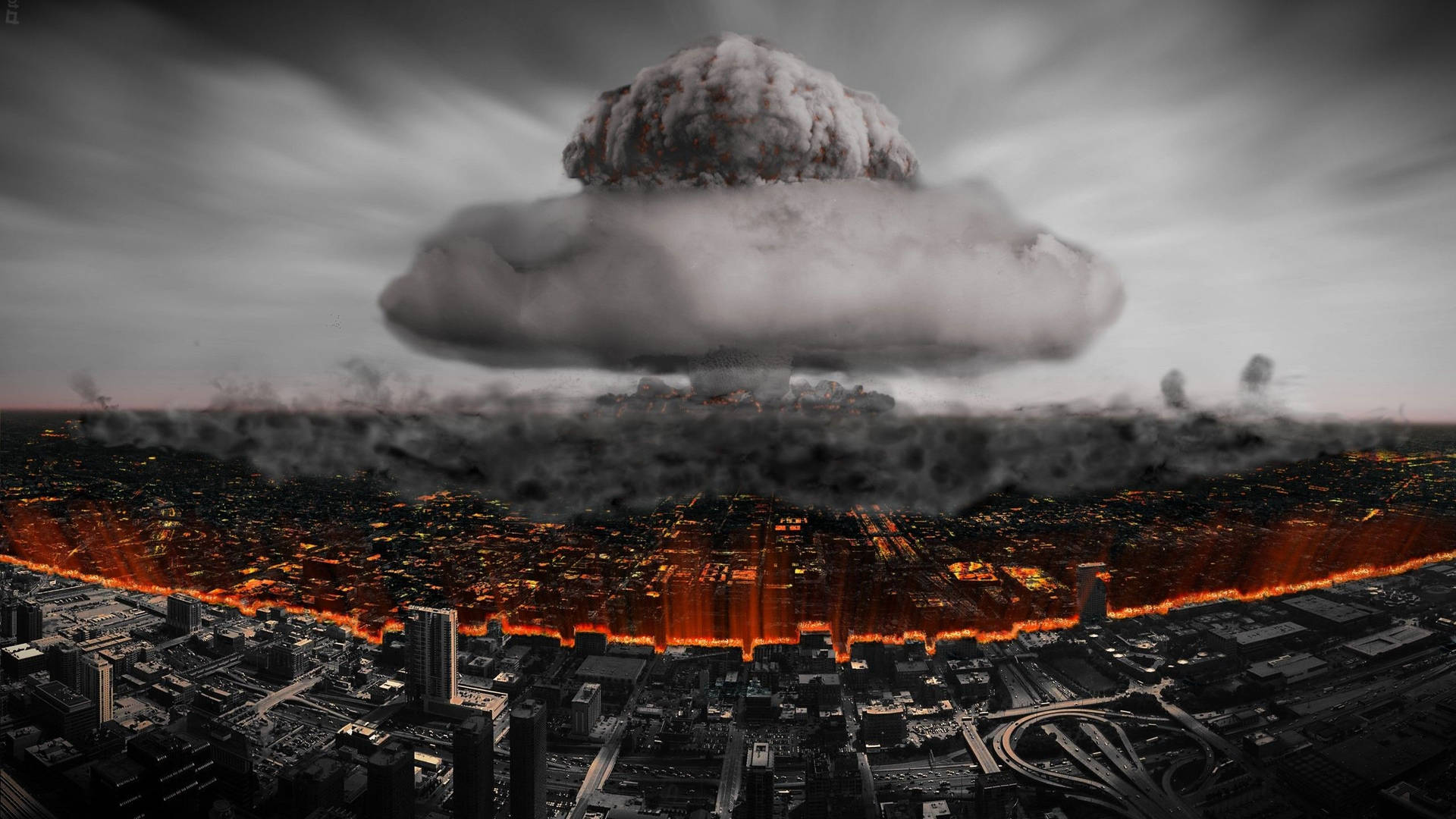 "A Nuclear Smoke Explosion" Wallpaper