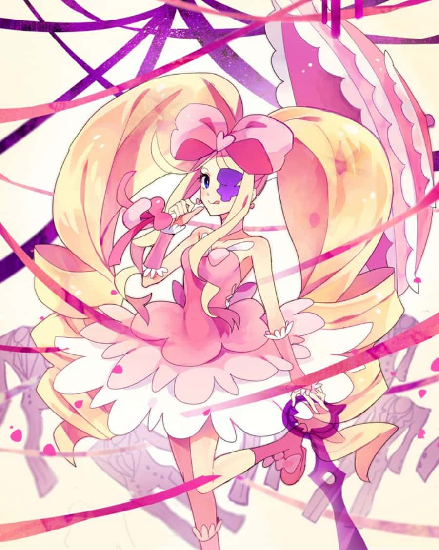 Nui Harime with sinister smile Wallpaper