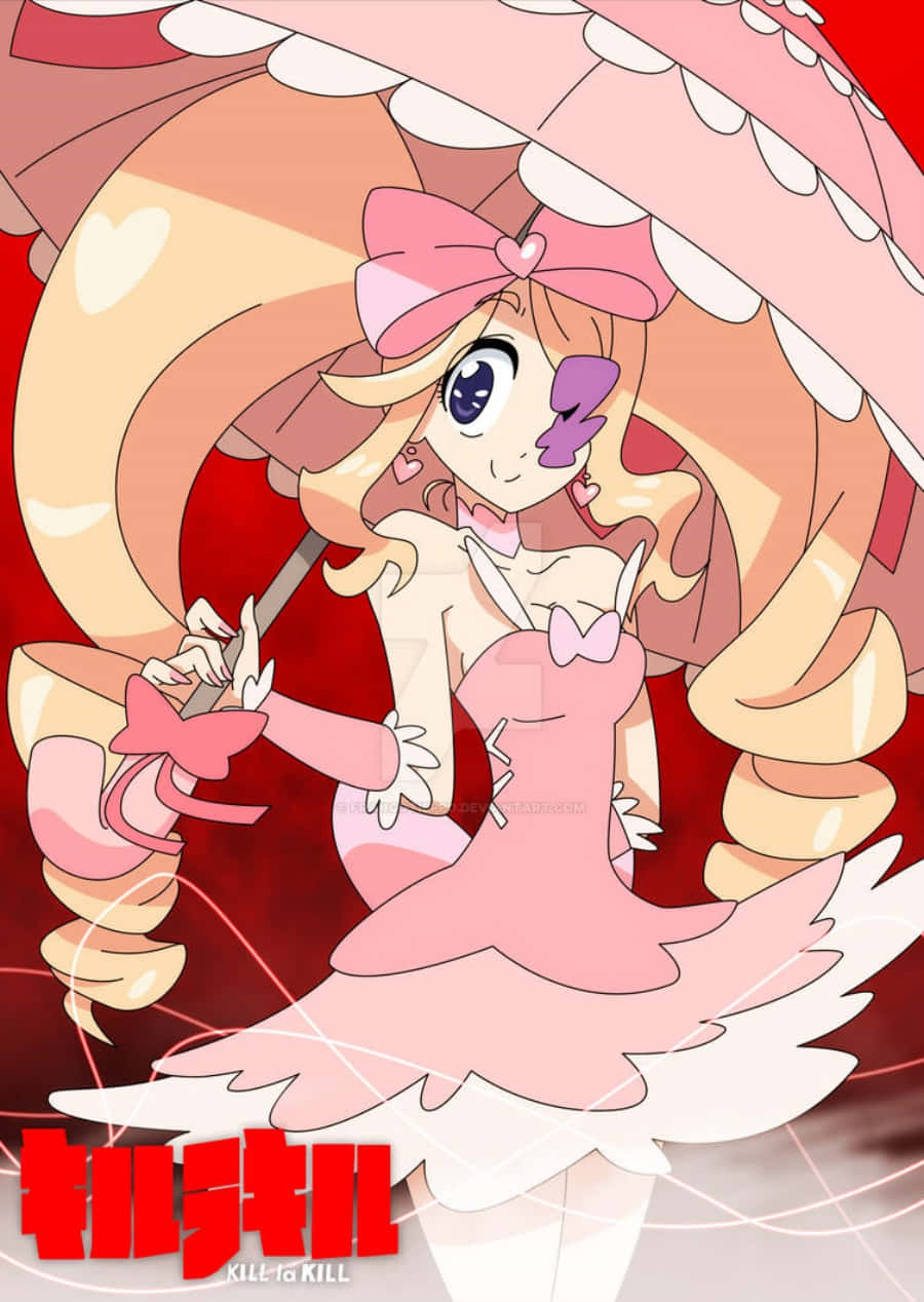 Nui Harime Smirking in Battle Wallpaper