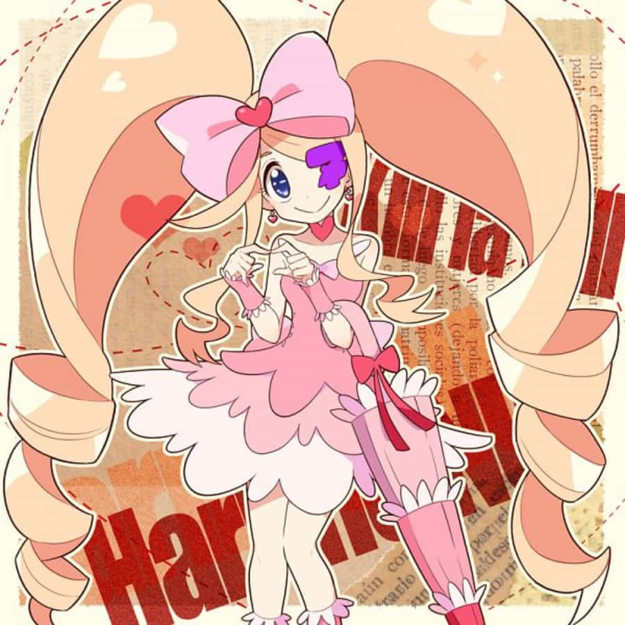 Nui Harime, the Grand Couturier in her iconic pink outfit Wallpaper