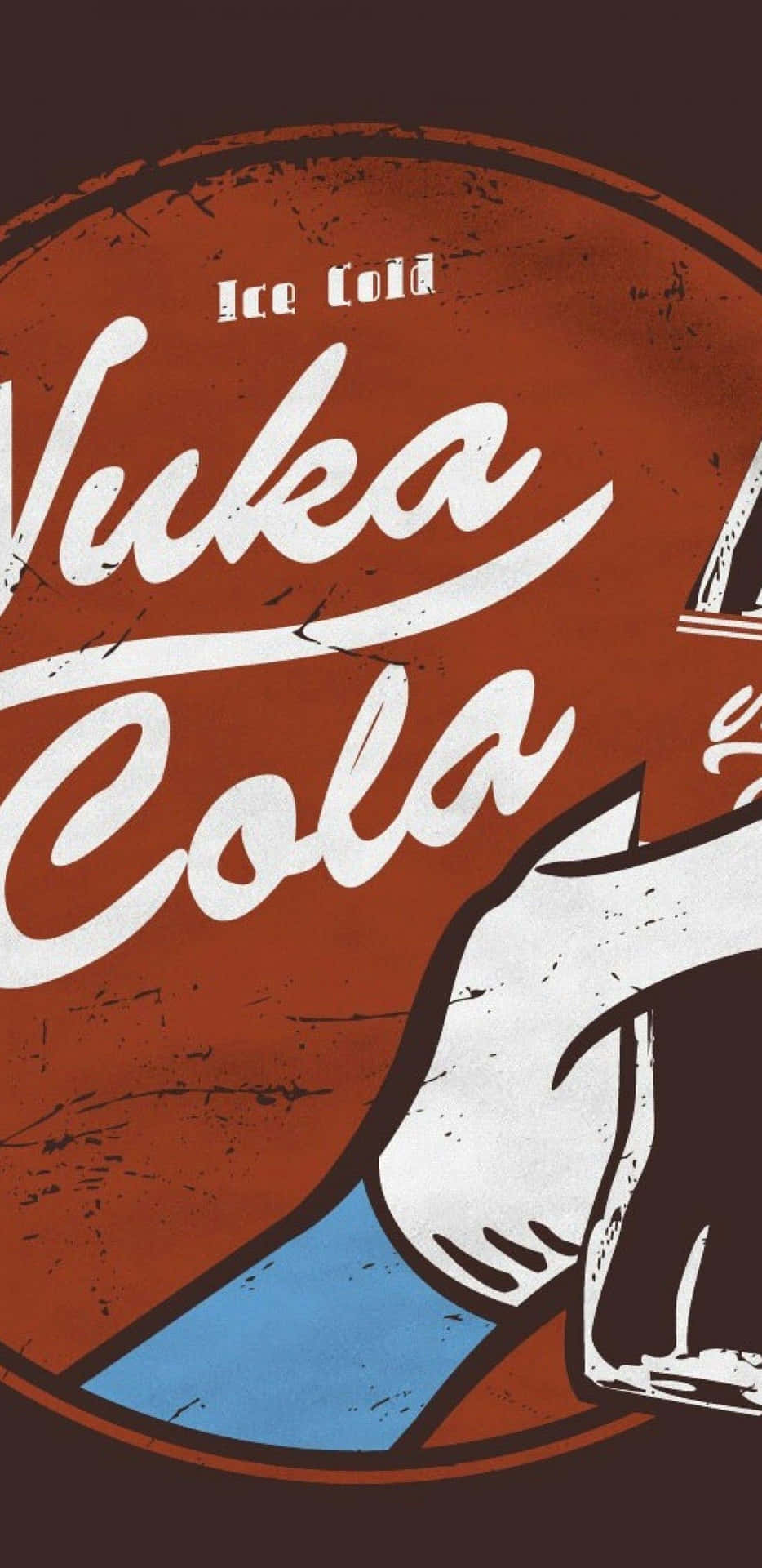 En skilt, der siger Nuka Cola Wallpaper