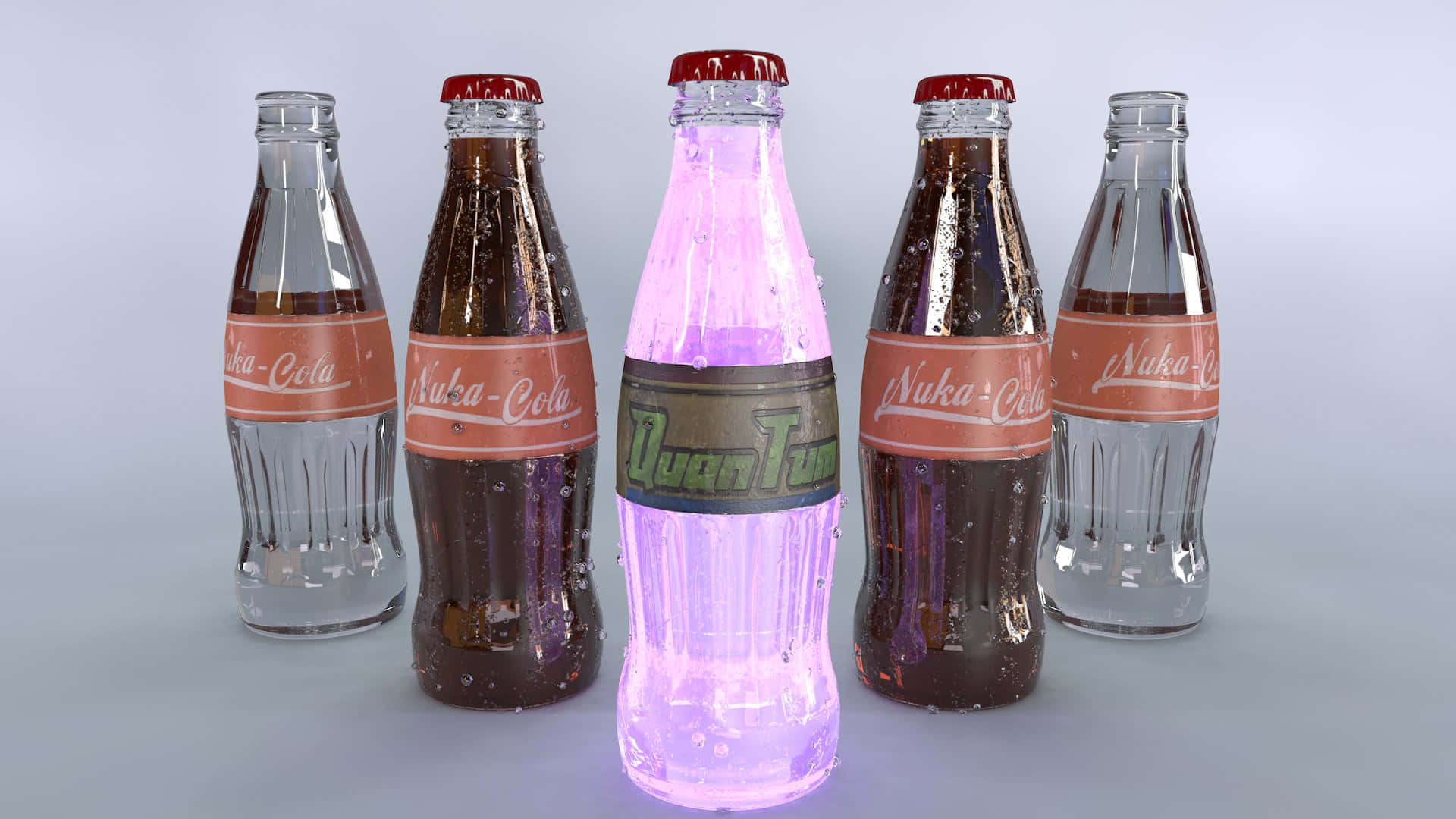 Cocacola Flasche 3d-modell Wallpaper