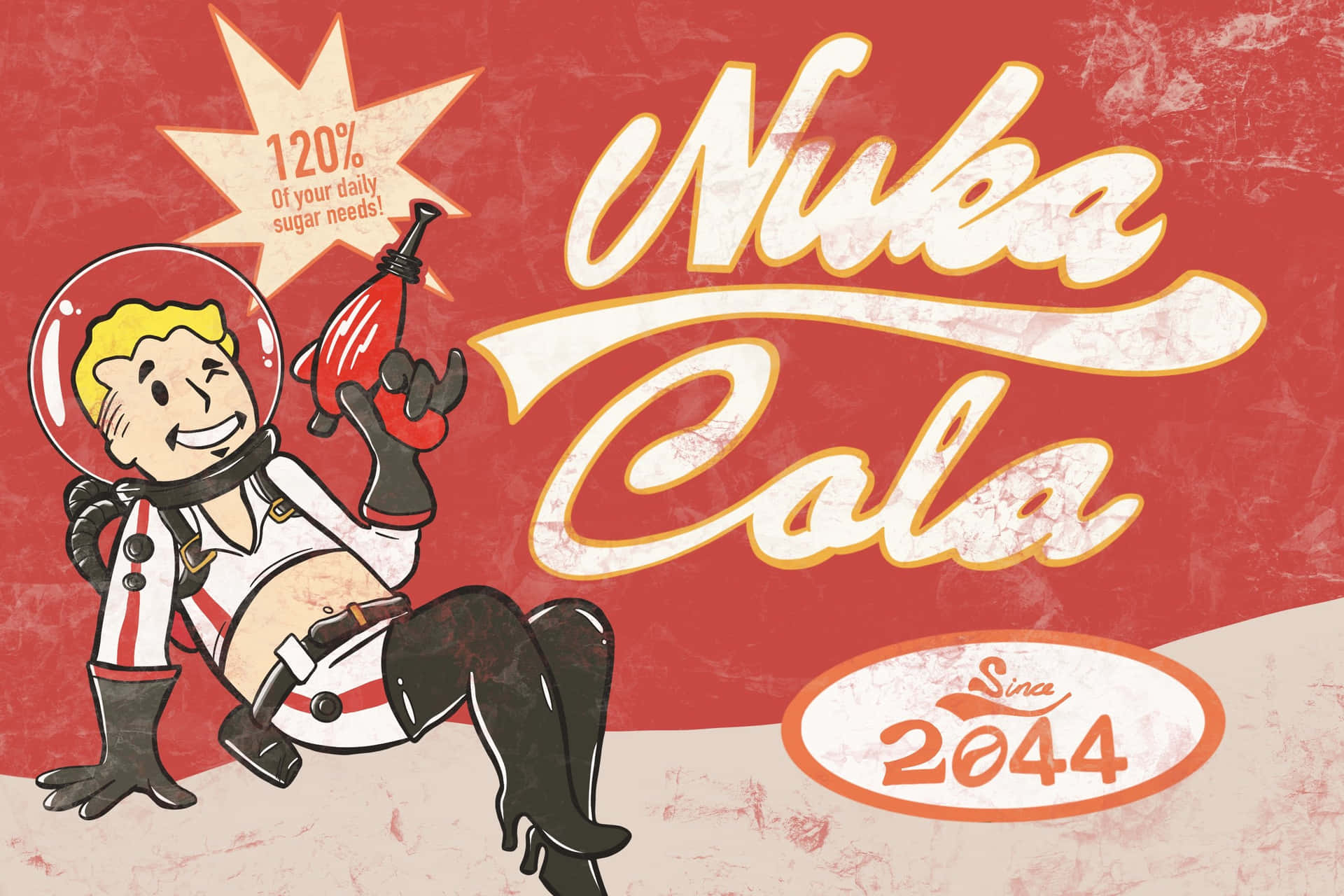 Nuka Cola - A Retro Styled Poster Wallpaper