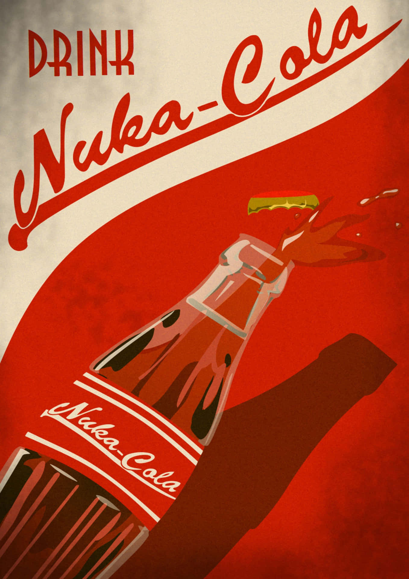 Satisfy Your Thirst with Nuka Cola! Wallpaper