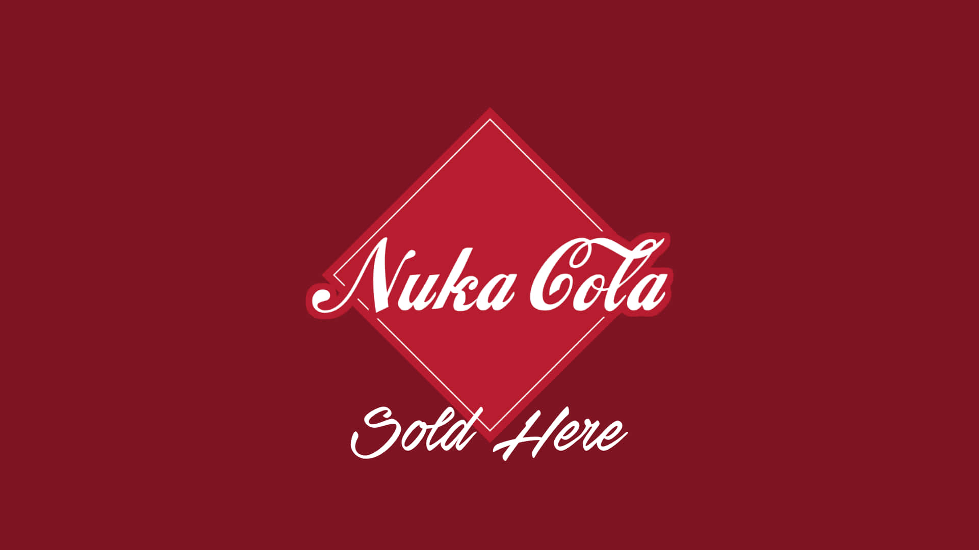 Nukacola-logotypdesign. Wallpaper