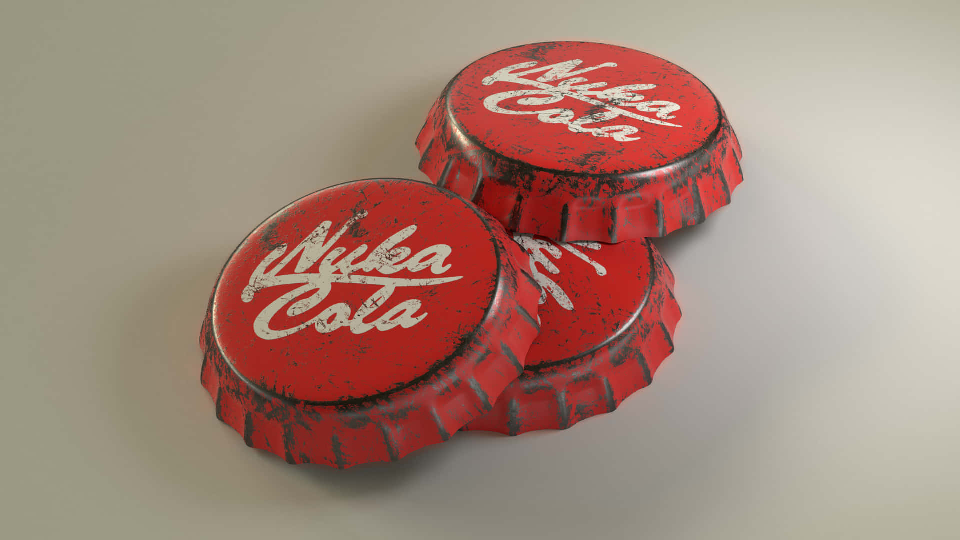 Cola Bottle Cap 3d Model Wallpaper