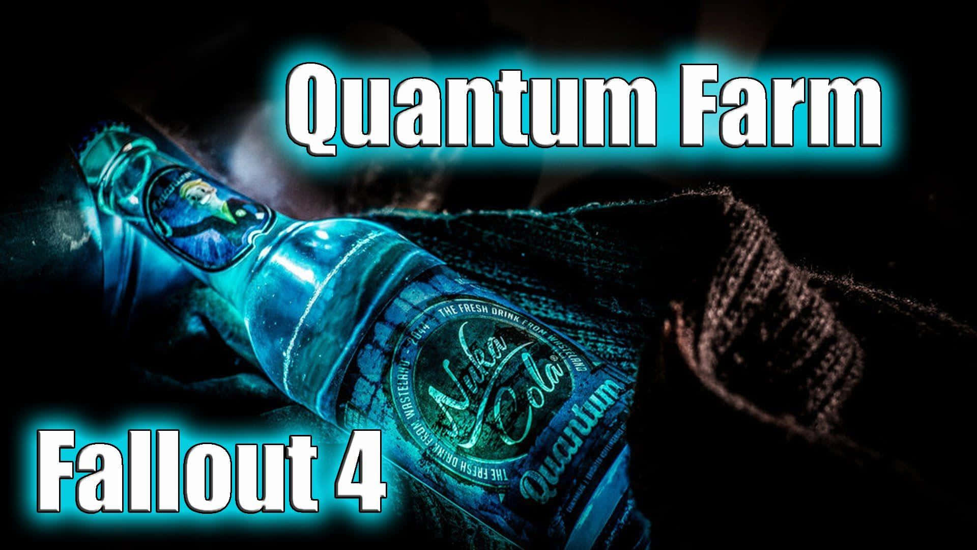 Quantumfarm Ist Ein Hintergrundbild Für Computer Oder Mobiltelefone, Das Vom Spiel Fallout 4 Inspiriert Ist. Wallpaper