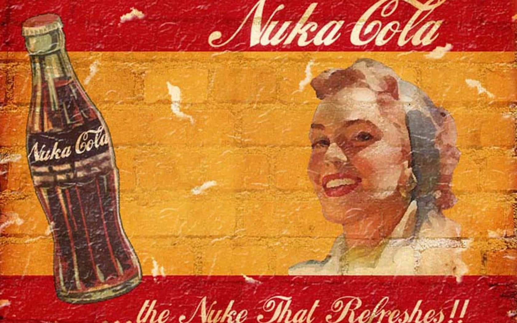 Nyd den sprød smag af Nuka Cola! Wallpaper
