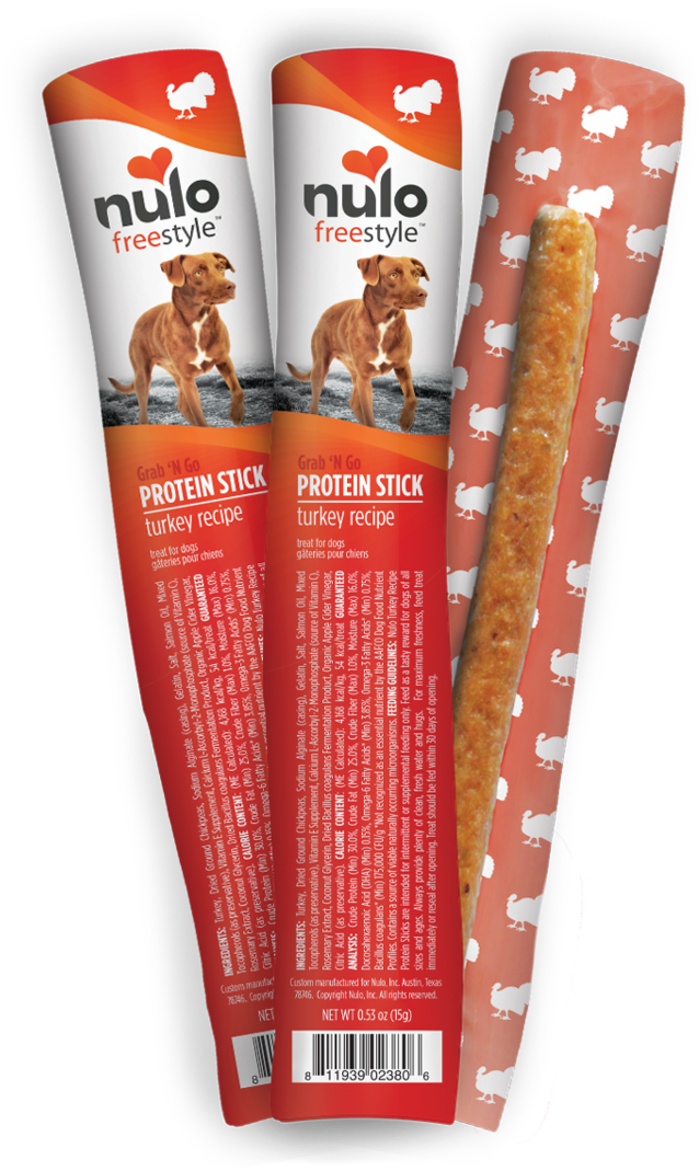 Nulo Freestyle Dog Protein Sticks PNG