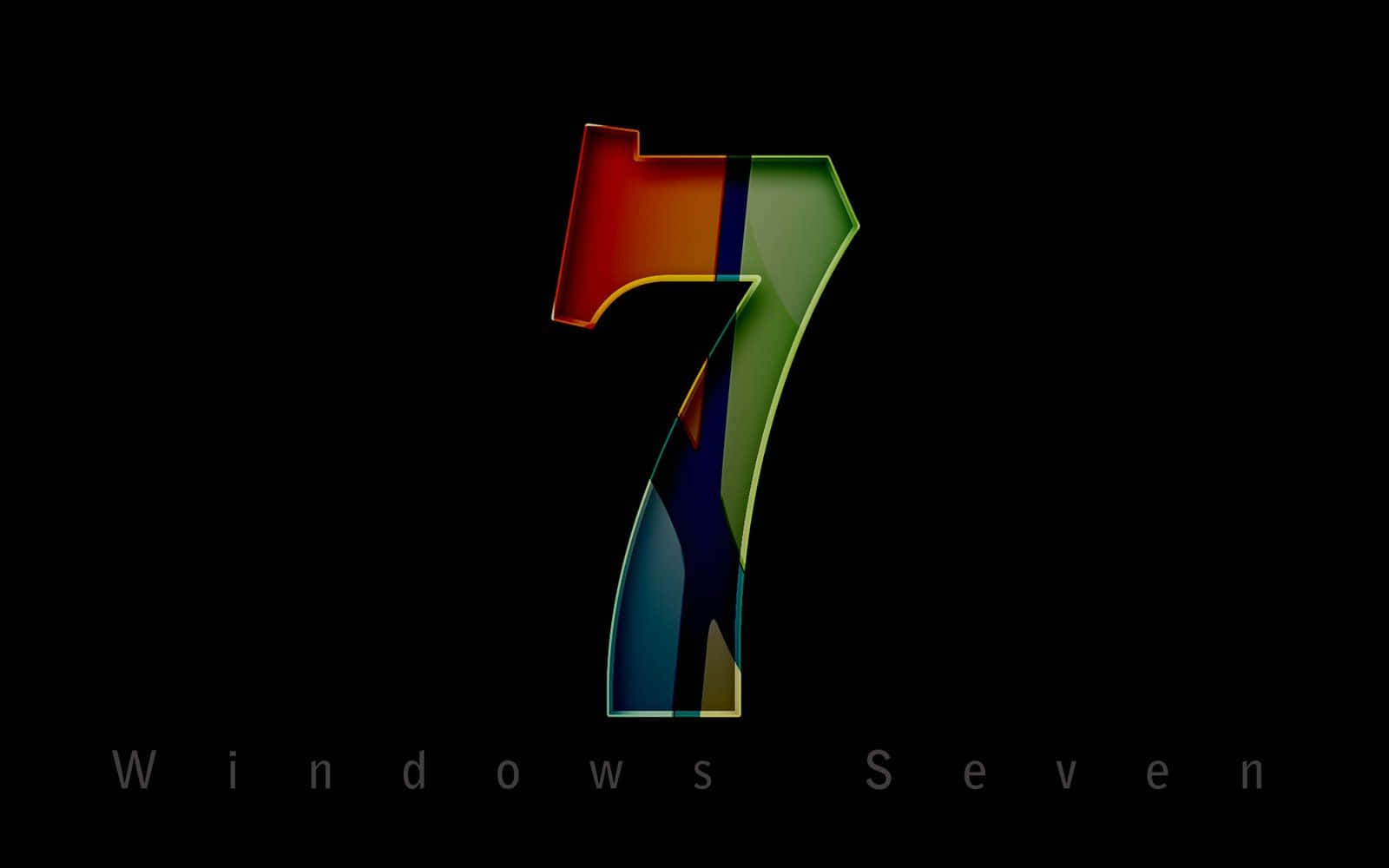 nummer 7 Windows retro geometrisk Wallpaper