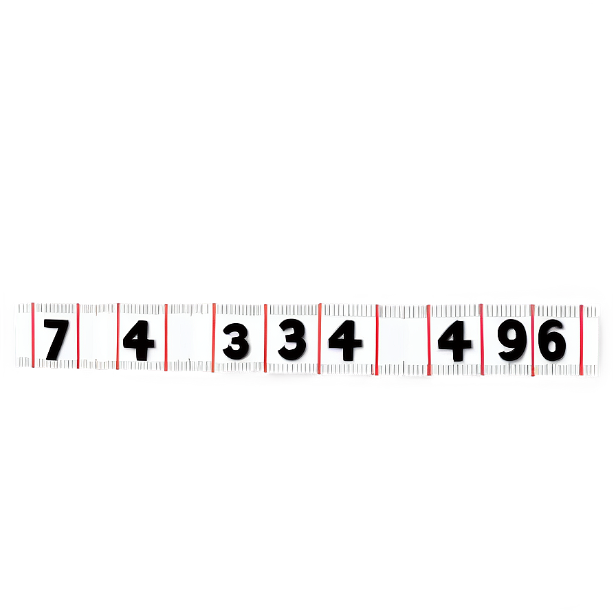 Number Line 1-100 Clipart Png 06132024 PNG