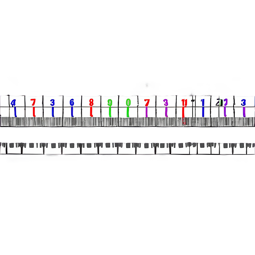 Number Line For Kindergarten Png 06132024 PNG