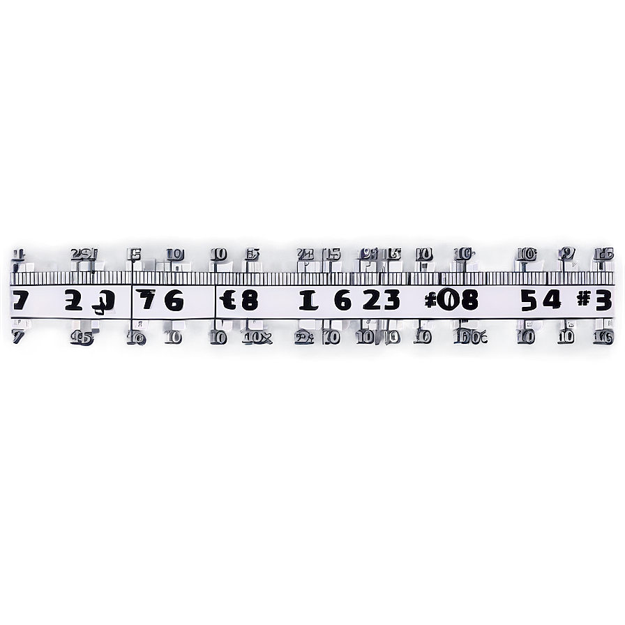 Number Line With Negative Numbers Png Tqu48 PNG