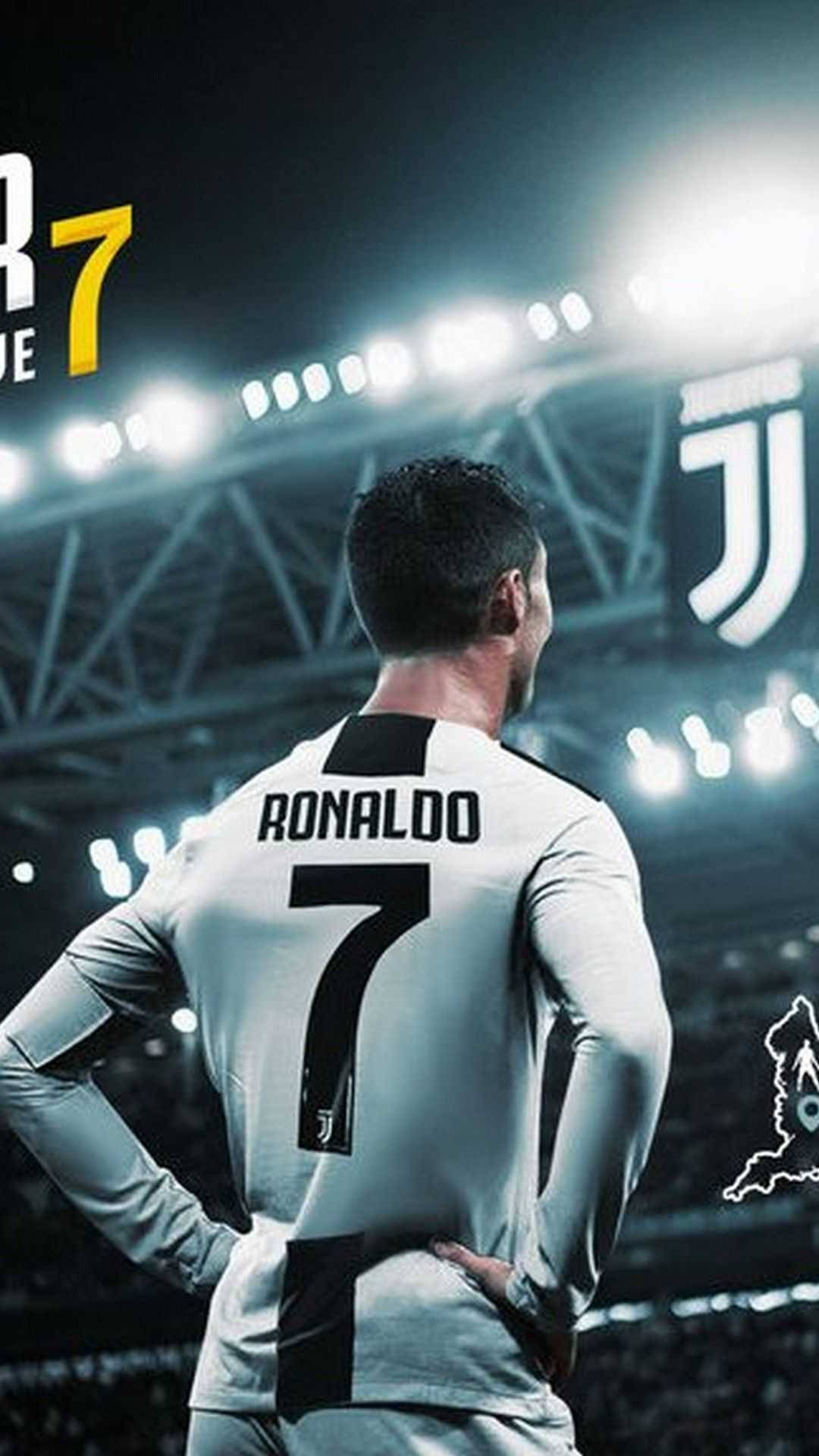 Number Seven Cristiano Ronaldo iPhone Wallpaper
