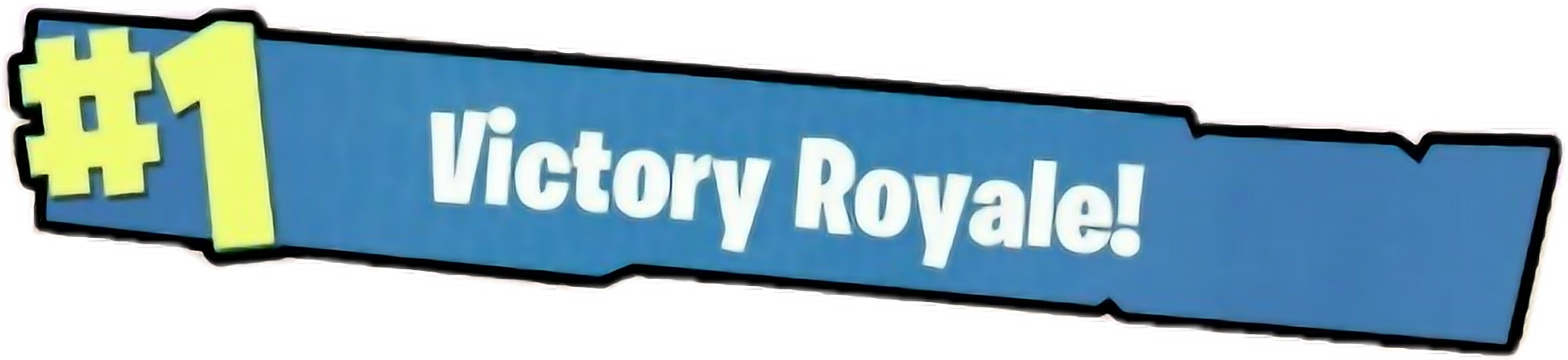 Number1 Victory Royale Banner PNG