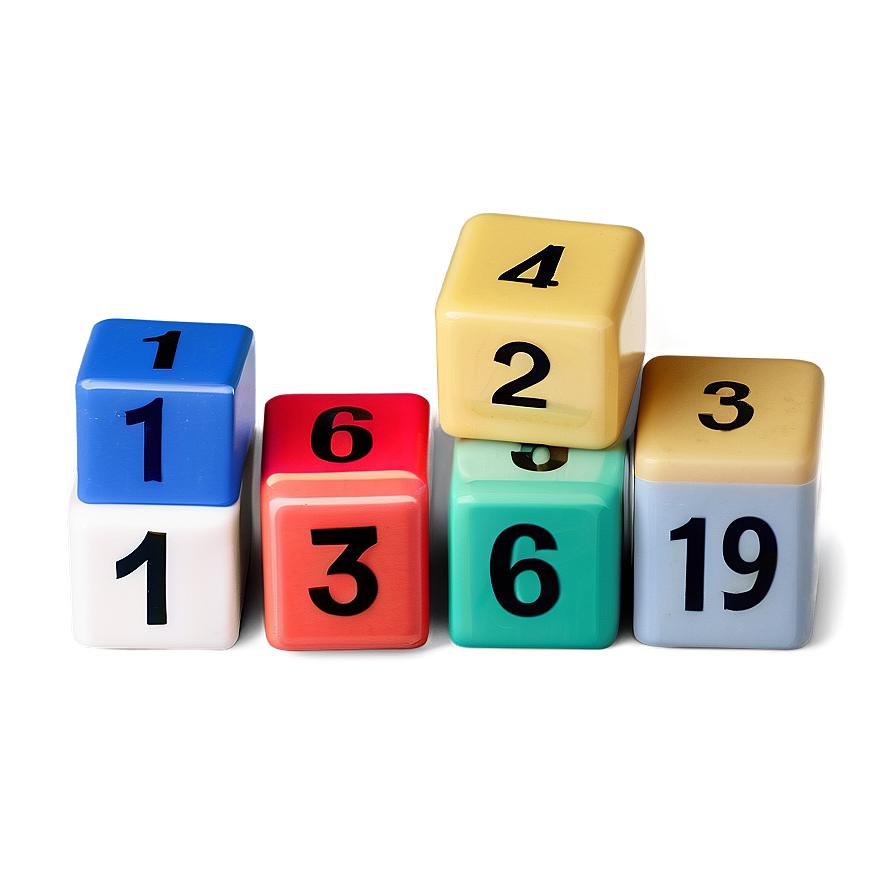 Download Numbers On Blocks Png Kep | Wallpapers.com