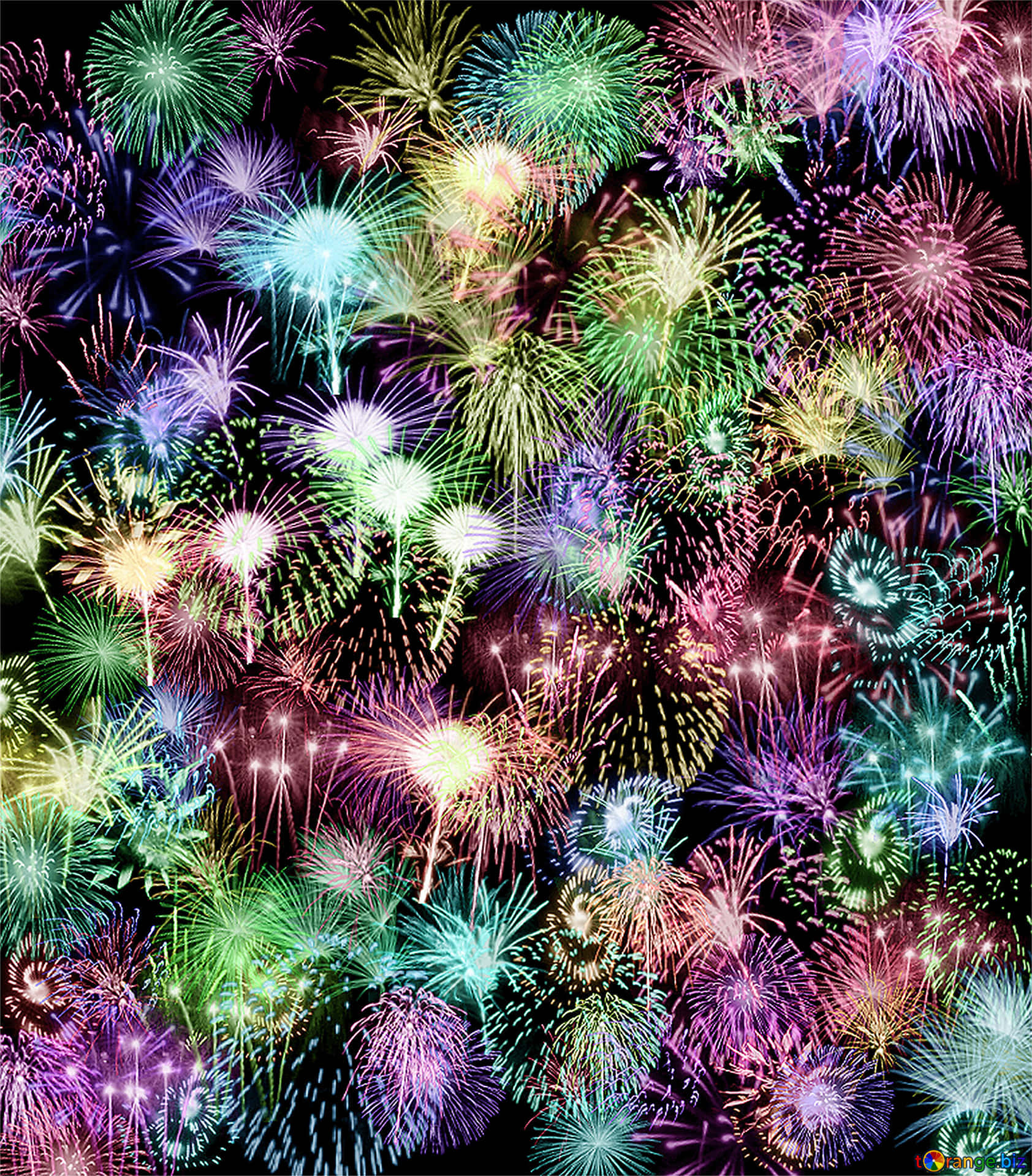 Numerous Fireworks In The Sky Wallpaper