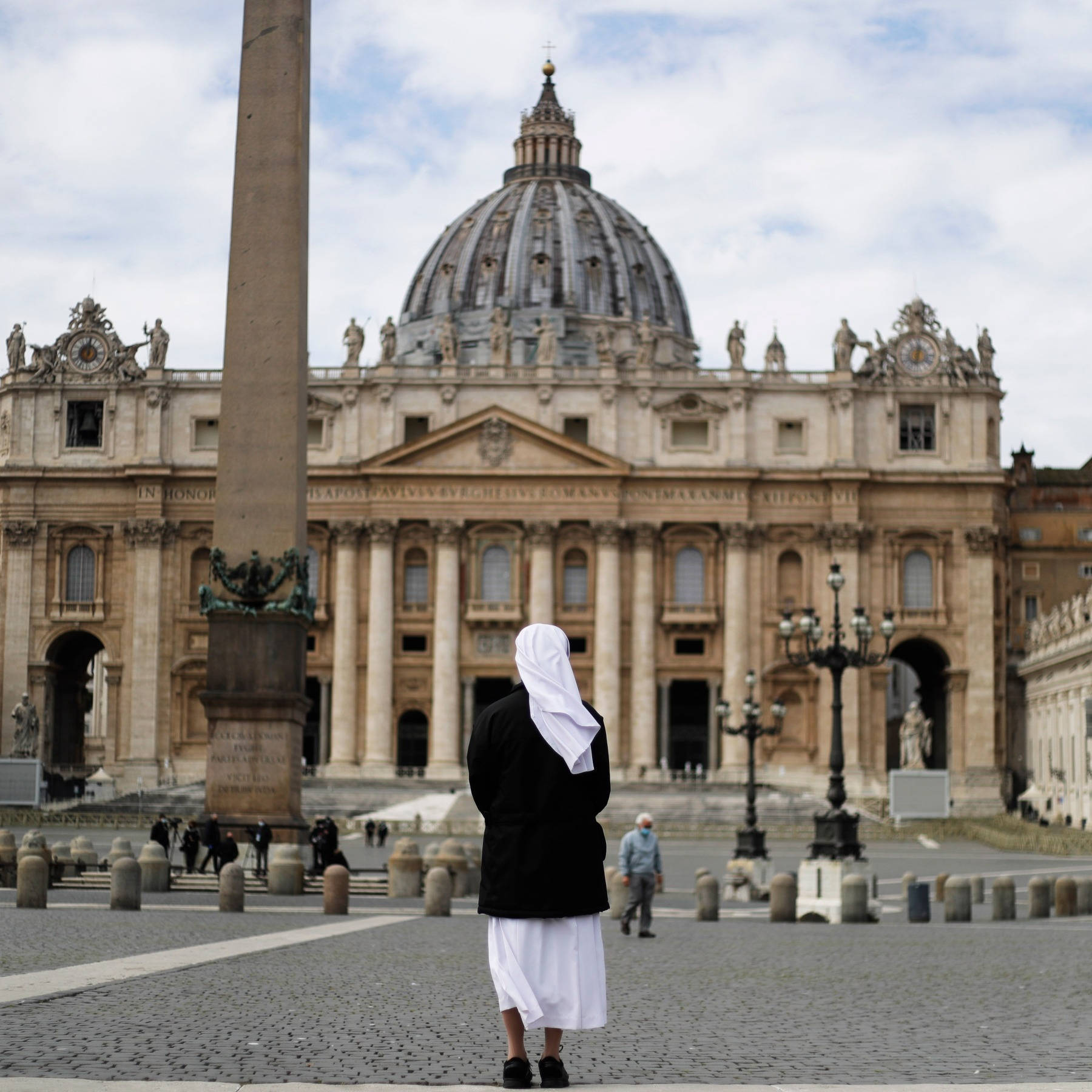 Nun In Vatican City Wallpaper