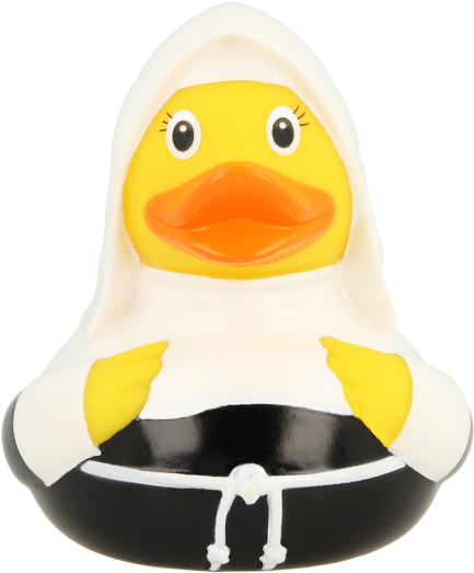 Nun Themed Rubber Duck PNG