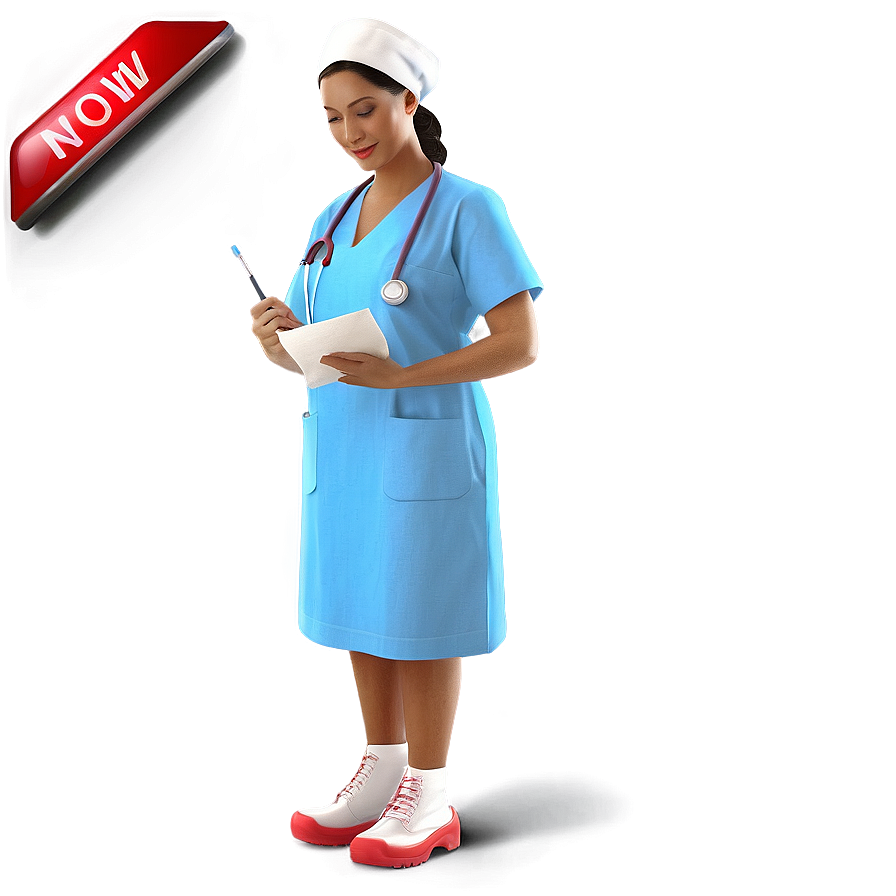 Download Nurse In Action Png Bmv46 | Wallpapers.com