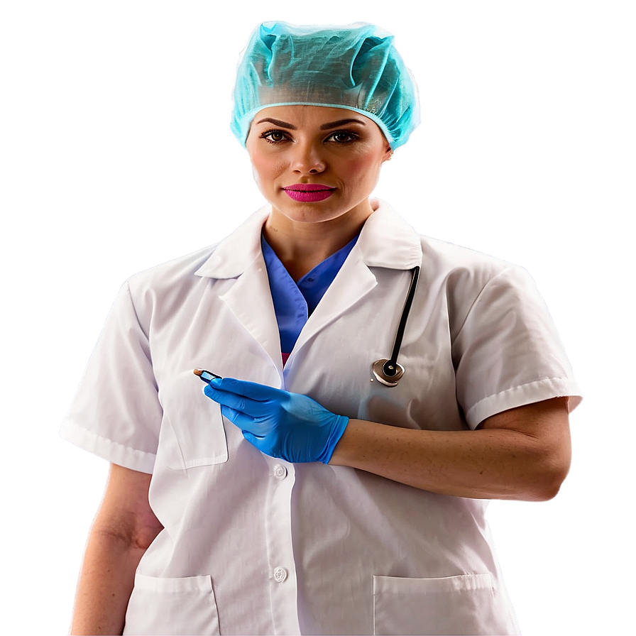 Nurse In Laboratory Png Edw PNG