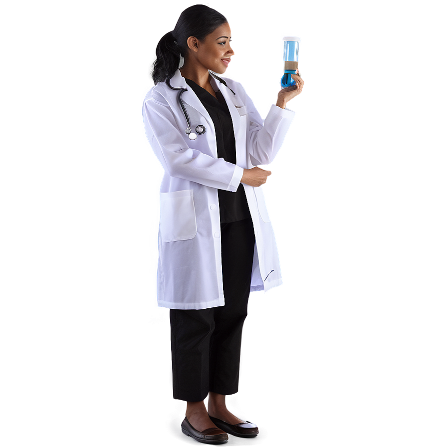 Nurse In Laboratory Png Wrt PNG